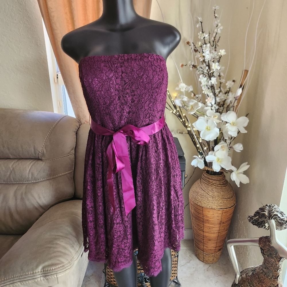 Adrianna Papell Strapless dress size 12 NEW